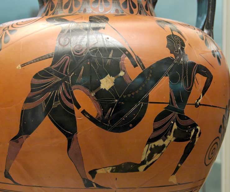 Achilleus zabíjí Pentheseleu